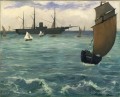 Fishing boat coming in before the wind Eduard Manet